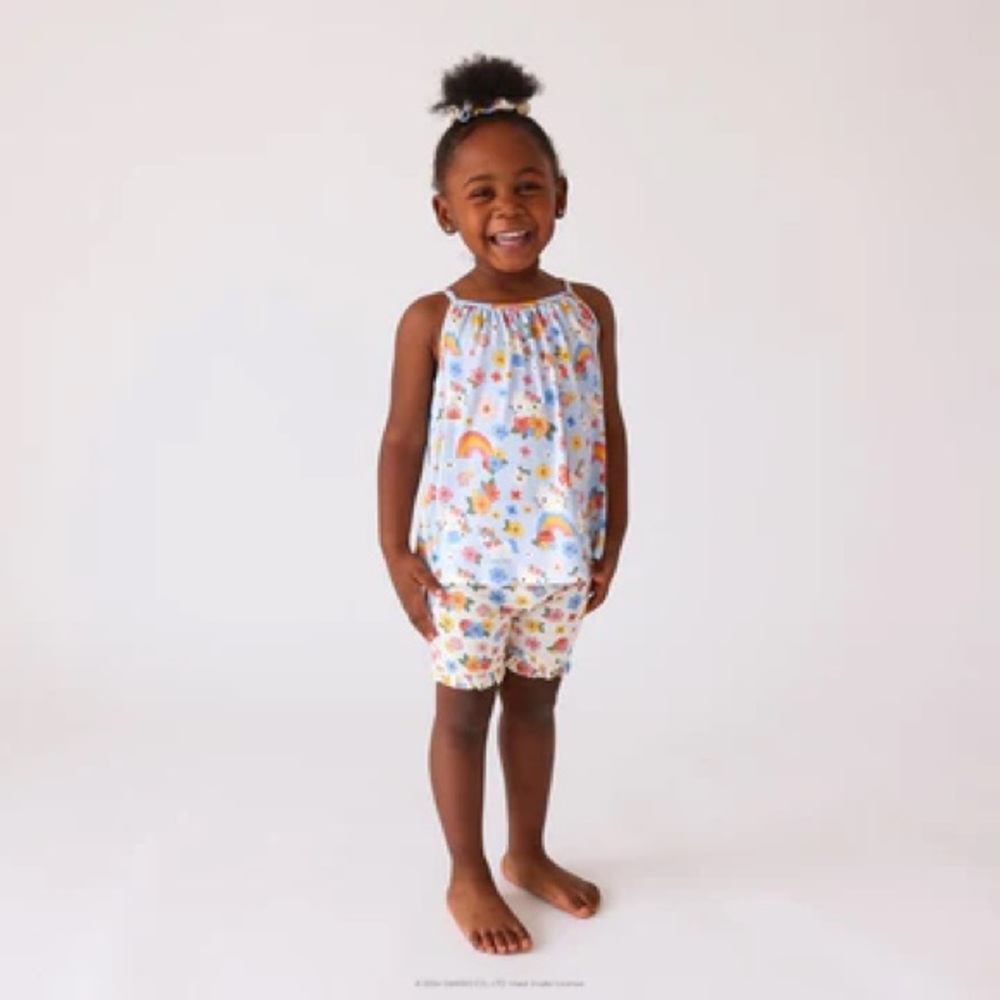 Posh Peanut x Hello Kitty shorts and tank top camisole pajama set 5-6